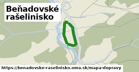 ikona Beňadovské rašelinisko: 0 m trás mapa-dopravy v benadovske-raselinisko