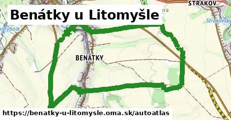 ikona Mapa autoatlas v benatky-u-litomysle