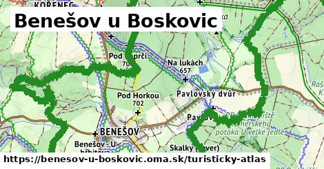 ikona Turistická mapa turisticky-atlas v benesov-u-boskovic