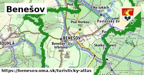 ikona Benešov: 0 m trás turisticky-atlas v benesov