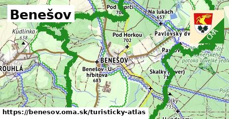 ikona Benešov: 0 m trás turisticky-atlas v benesov