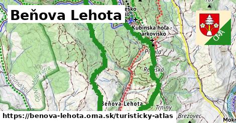 ikona Turistická mapa turisticky-atlas v benova-lehota