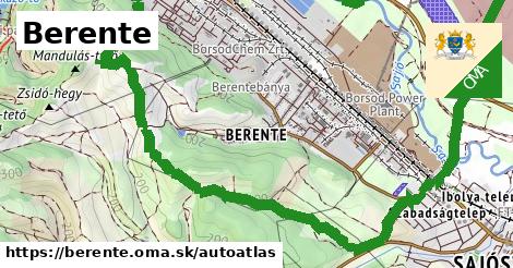 ikona Mapa autoatlas v berente