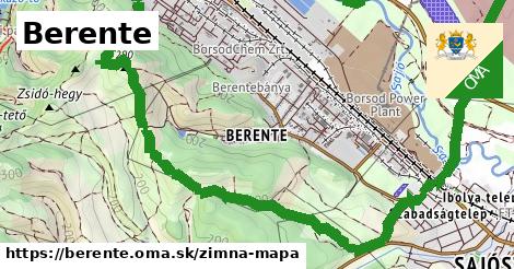 ikona Zimná mapa zimna-mapa v berente