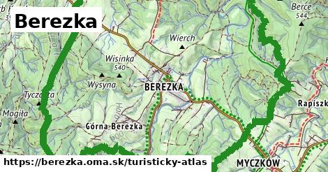 ikona Turistická mapa turisticky-atlas v berezka