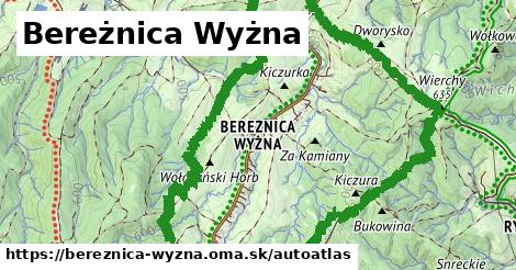 ikona Mapa autoatlas v bereznica-wyzna