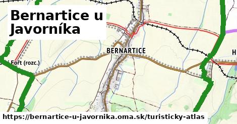 ikona Bernartice u Javorníka: 7,1 km trás turisticky-atlas v bernartice-u-javornika