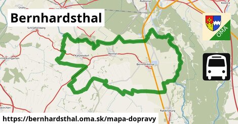 ikona Mapa dopravy mapa-dopravy v bernhardsthal