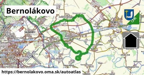 ulice v Bernolákovo