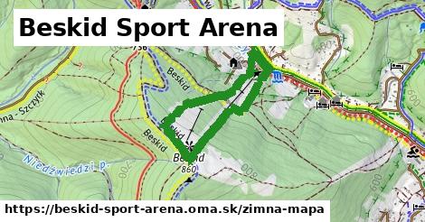 ikona Zimná mapa zimna-mapa v beskid-sport-arena