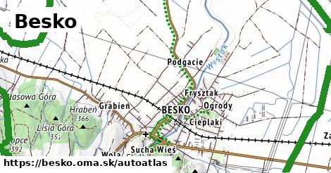 ikona Mapa autoatlas v besko