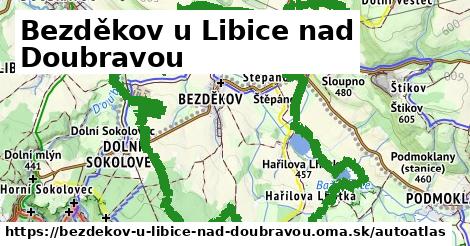 ikona Mapa autoatlas v bezdekov-u-libice-nad-doubravou