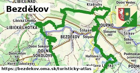 ikona Turistická mapa turisticky-atlas v bezdekov