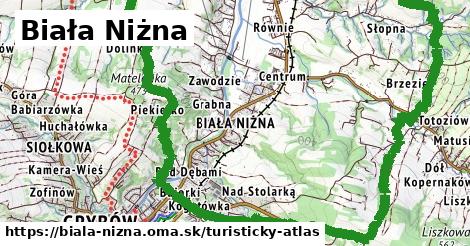 ikona Turistická mapa turisticky-atlas v biala-nizna