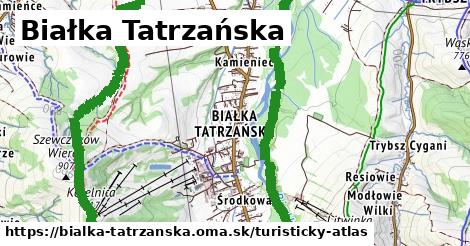 ikona Turistická mapa turisticky-atlas v bialka-tatrzanska