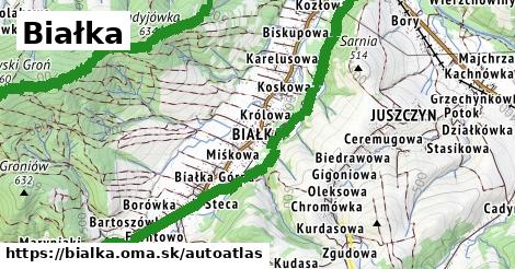 ikona Mapa autoatlas v bialka