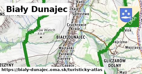 ikona Turistická mapa turisticky-atlas v bialy-dunajec