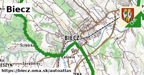 ikona Mapa autoatlas v biecz