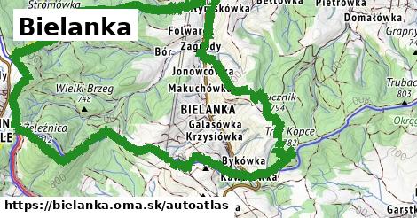 ikona Mapa autoatlas v bielanka