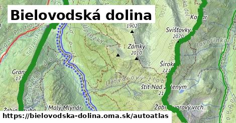 ulice v Bielovodská dolina