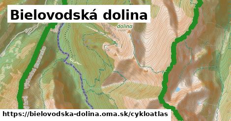 ikona Bielovodská dolina: 11,5 km trás cykloatlas v bielovodska-dolina