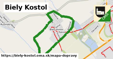 ikona Mapa dopravy mapa-dopravy v biely-kostol