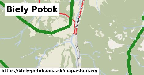 ikona Biely Potok: 4,6 km trás mapa-dopravy v biely-potok