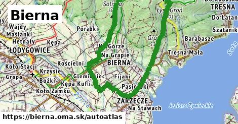 ikona Mapa autoatlas v bierna