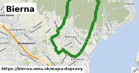 ikona Mapa dopravy mapa-dopravy v bierna