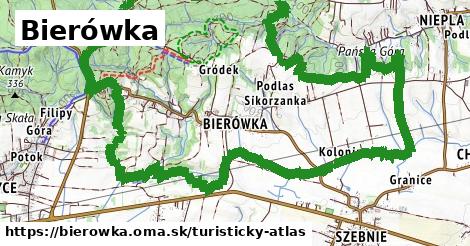 ikona Turistická mapa turisticky-atlas v bierowka