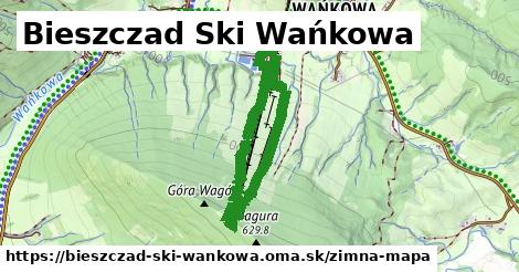 ikona Zimná mapa zimna-mapa v bieszczad-ski-wankowa