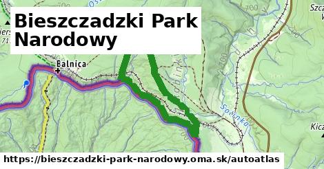 ikona Mapa autoatlas v bieszczadzki-park-narodowy