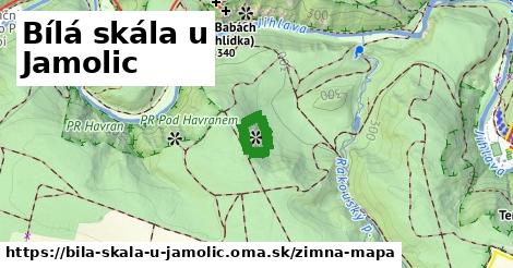 ikona Bílá skála u Jamolic: 0 m trás zimna-mapa v bila-skala-u-jamolic