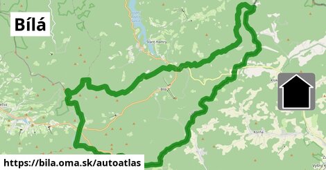 ikona Mapa autoatlas v bila