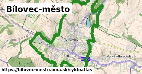 ikona Bílovec-město: 9,4 km trás cykloatlas v bilovec-mesto