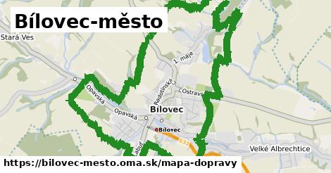 ikona Mapa dopravy mapa-dopravy v bilovec-mesto