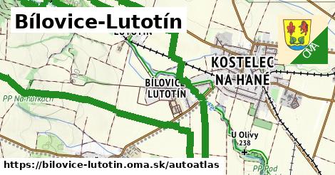 ikona Mapa autoatlas v bilovice-lutotin