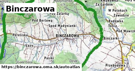 ikona Mapa autoatlas v binczarowa