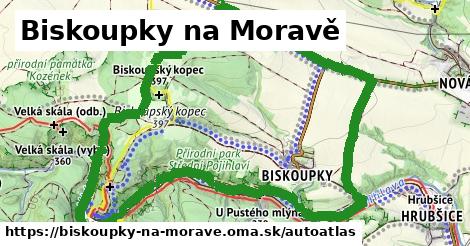 ikona Mapa autoatlas v biskoupky-na-morave