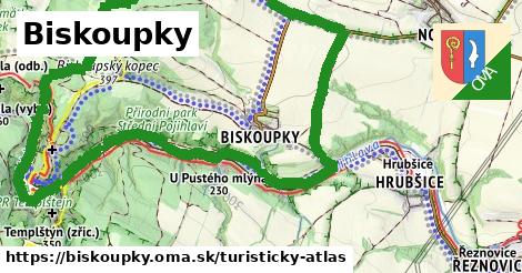 ikona Turistická mapa turisticky-atlas v biskoupky