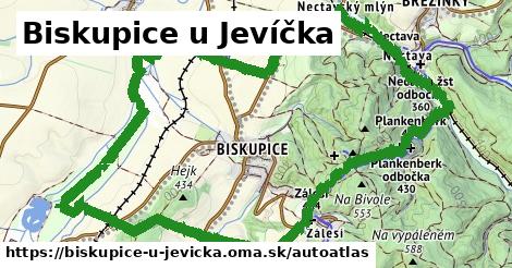 ikona Mapa autoatlas v biskupice-u-jevicka