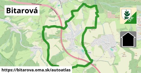 ikona Mapa autoatlas v bitarova