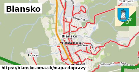 ikona Mapa dopravy mapa-dopravy v blansko