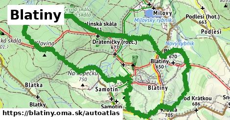 ikona Mapa autoatlas v blatiny