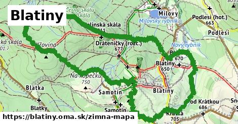 ikona Zimná mapa zimna-mapa v blatiny