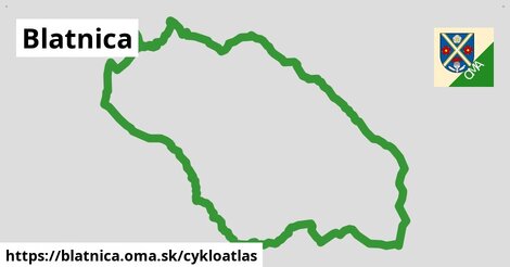 ikona Blatnica: 32 km trás cykloatlas v blatnica