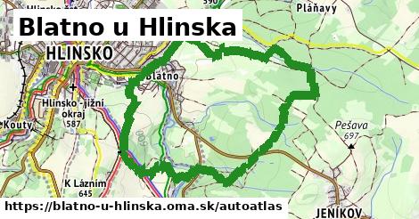 ikona Mapa autoatlas v blatno-u-hlinska