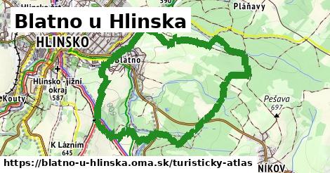 ikona Turistická mapa turisticky-atlas v blatno-u-hlinska