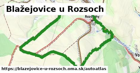 ikona Mapa autoatlas v blazejovice-u-rozsoch