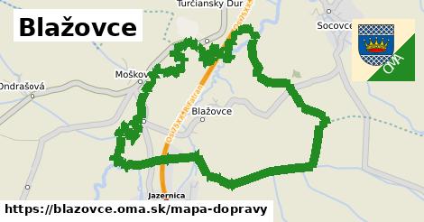 ikona Mapa dopravy mapa-dopravy v blazovce